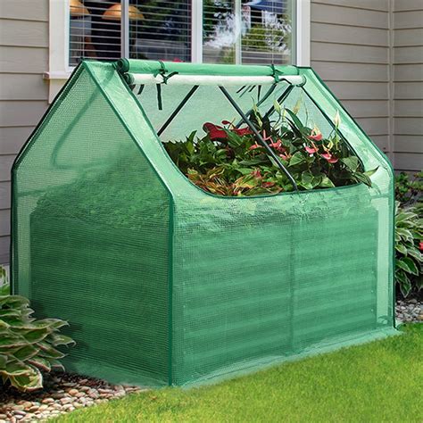 Quictent Raised Garden Bed with Cover Outdoor Galvanized 